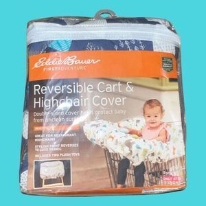 NIP Eddie Bauer Reversible Cart & Highchair Cover
